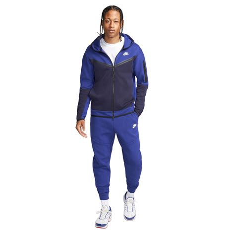 nike tech blauw donkerblauw